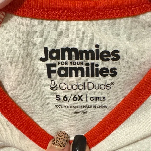 Cuddl Duds Red and Black Plaid Bear Pajama Set - Picture 2 of 3